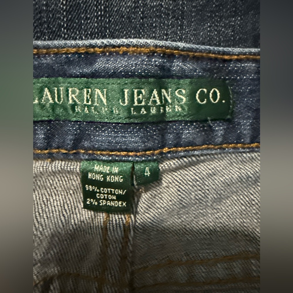 Lauren Ralph Lauren - Dark Blue - Boot Cut Jeans- Size 4 - Picture 2 of 9